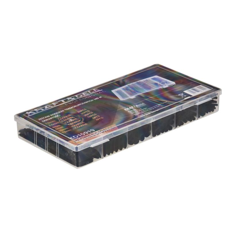 Koszulki rurki termokurczliwe zestaw 100 sztuk KD10919