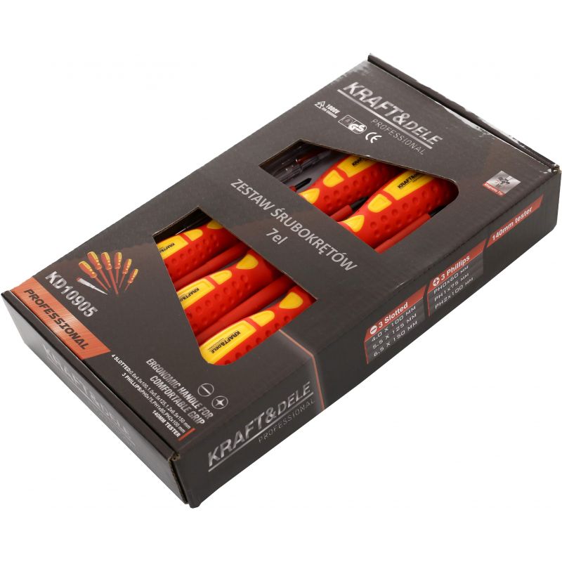 Zestaw śrubokrętów 7el. KD10905