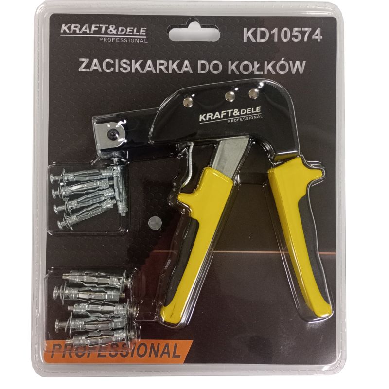 Zaciskarka do kołków typu molly - zestaw