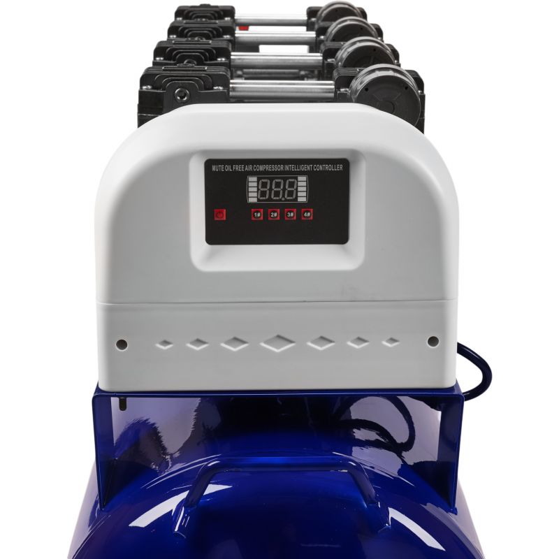 Kompresor bezolejowy niebieski 120L 4 tłoki 400V 7kW KD4095