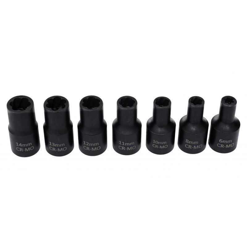 Zestaw nasadek do obrabianych śrub 1/2" - 15 el. KD11793