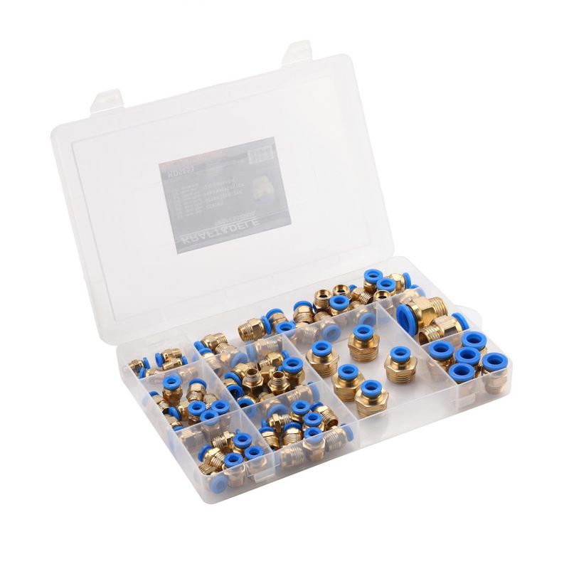 Rýchloupinacie pneumatické spojky, 72 kusov, KD5853