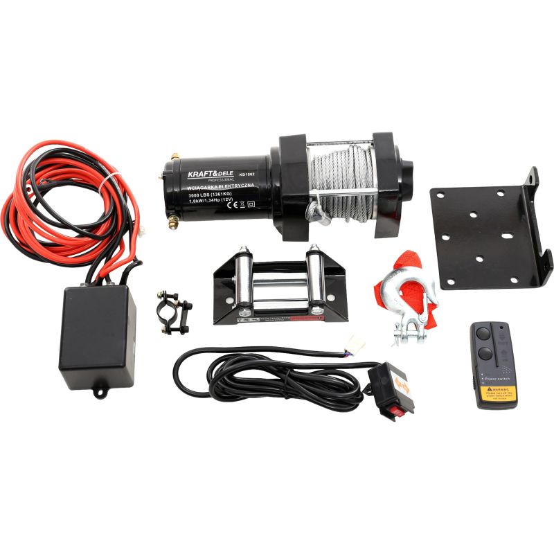 Wyciągarka - Wciągarka elektryczna KD1562 3000LBS 12V