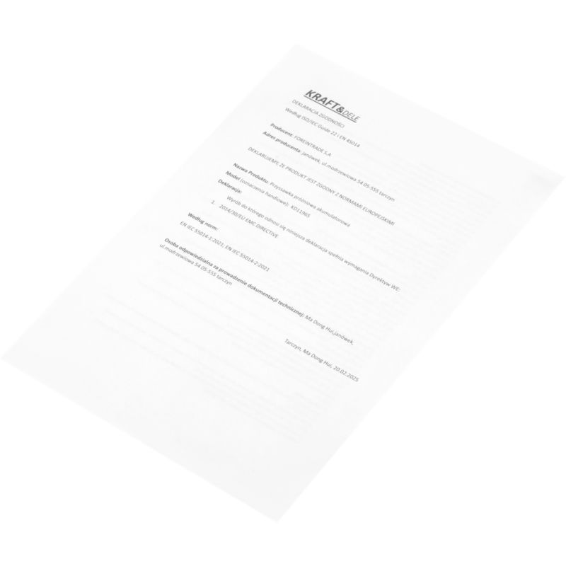 Przyssawka akumulatorowa 240MM 300KG KD11965