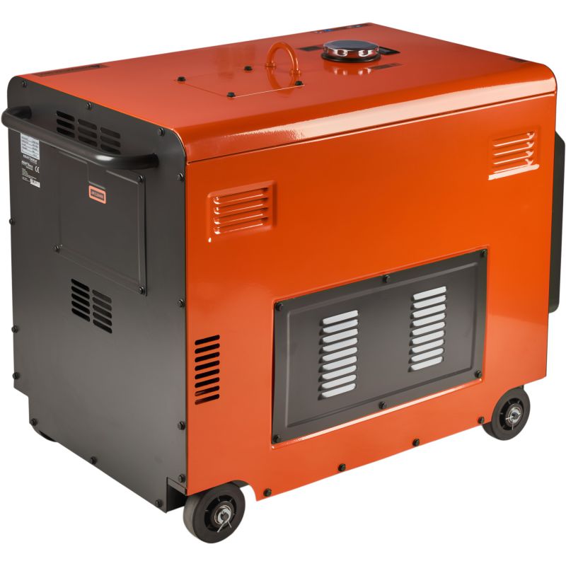 Dieselový generátor 7000 W, 12/230/380 V + batéria KD121