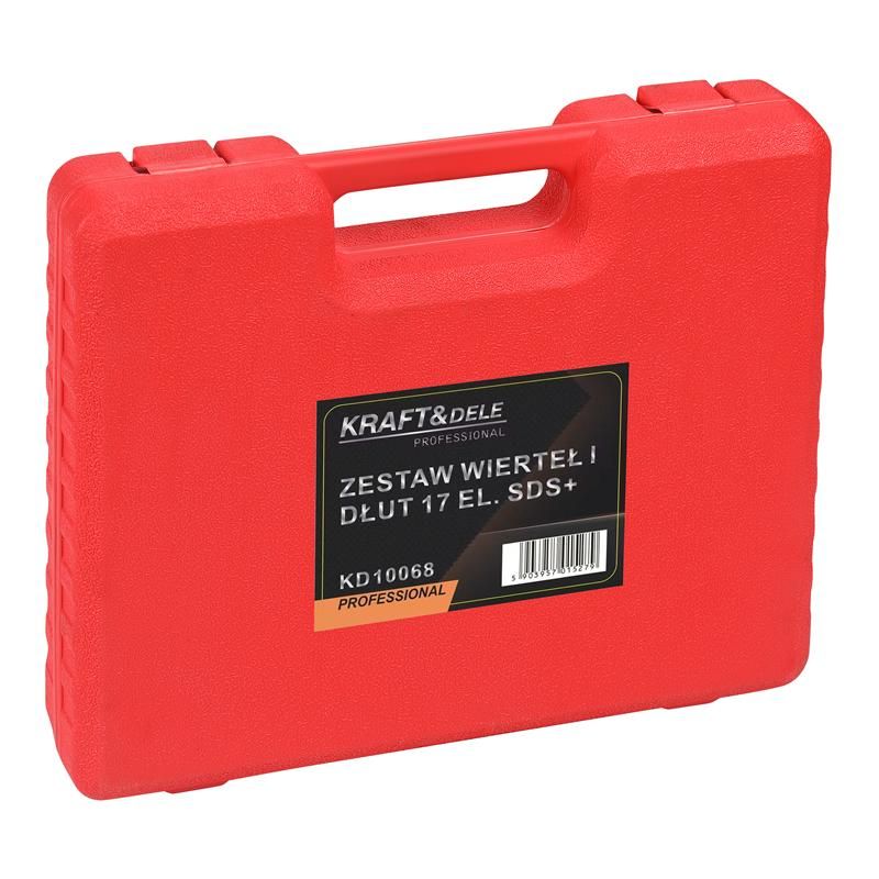 Zestaw wierteł i dłut 17 elementów sds+ KD10068