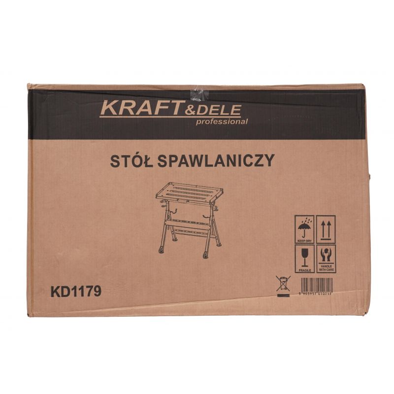 Stół spawalniczy 760x60x780 - 930 mm KD1179