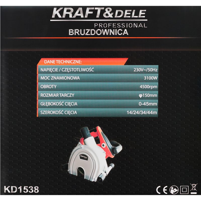 Bruzdownica 3100W KD1538