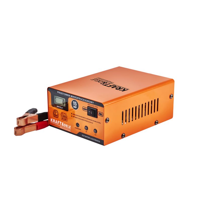 Prostownik mikroprocesorowy 15AMP 6/12V