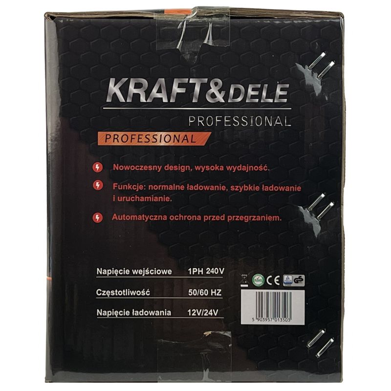 Prostownik z rozruchem 12/24V 50-800Ah 55A rozruch 500A KD5320