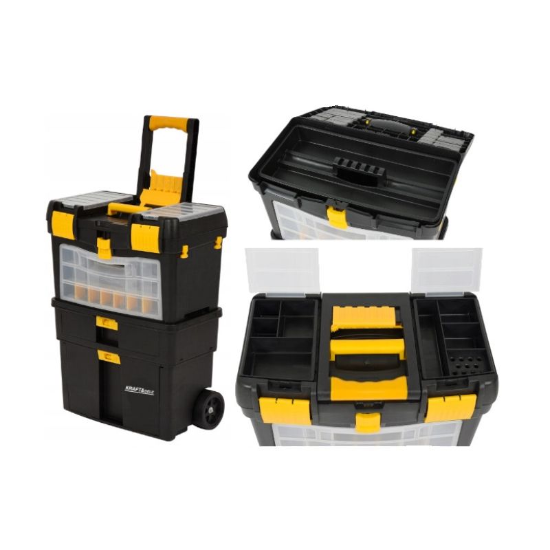 Warsztatowy wózek narzędziowy z organizerem