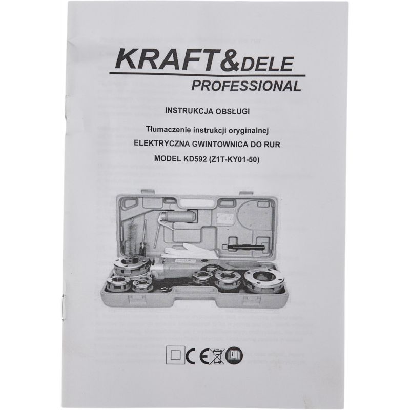 Elektryczna gwintownica 6el. 2300W KD592