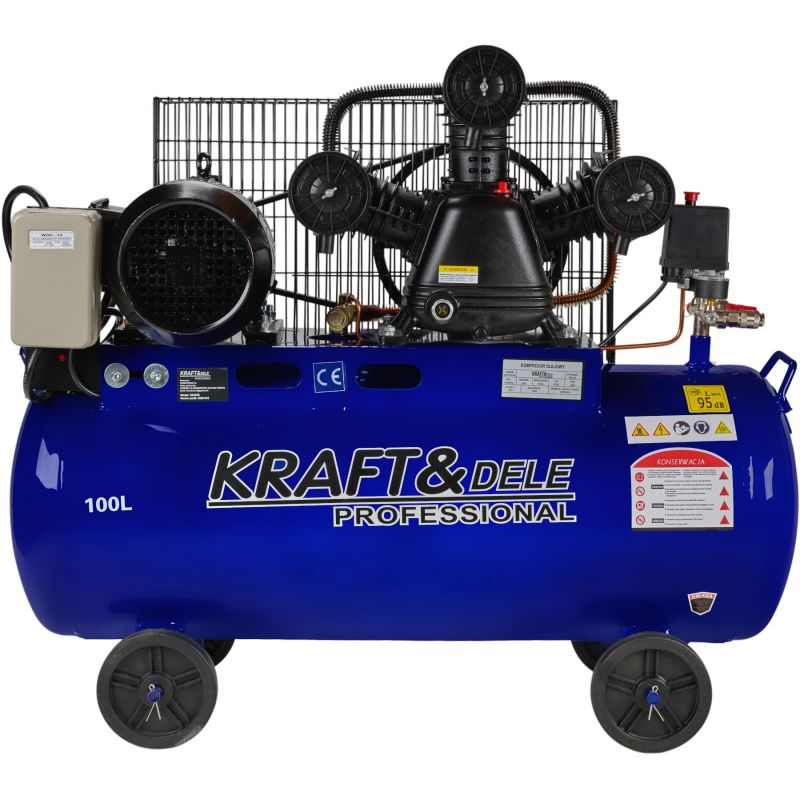 Kompresor olejowy 100L 4100W 650L/min KD4056