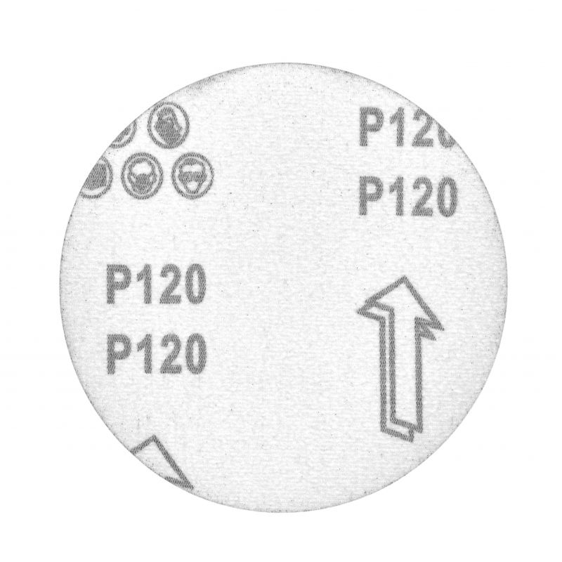 Papier ścierny 50szt. krążek 125mm P120 na rzep KD11805