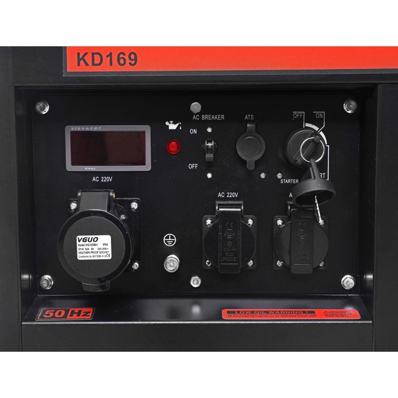 Generátorová súprava 9kW CONNECTION 32A 230V KD169