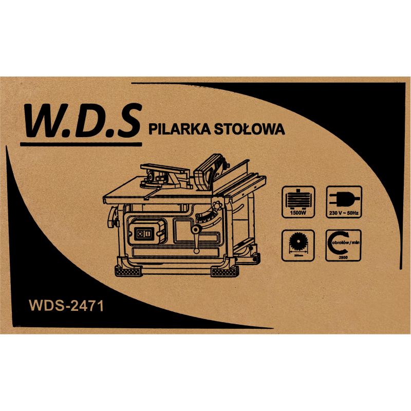 Pilarka stołowa 1500W WDS2471