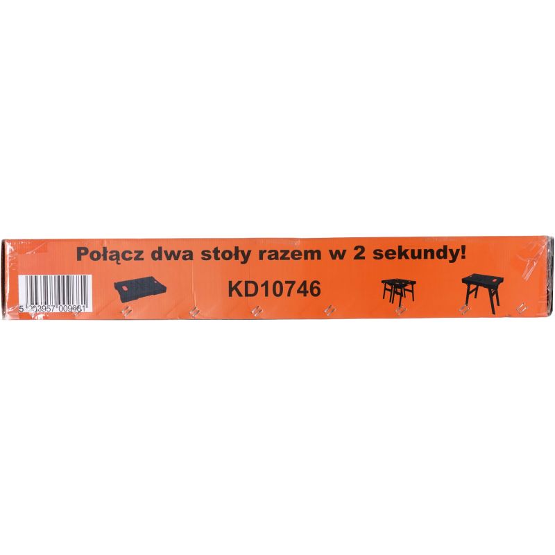 Składany stół warsztatowy 90x60x80 cm KD10746