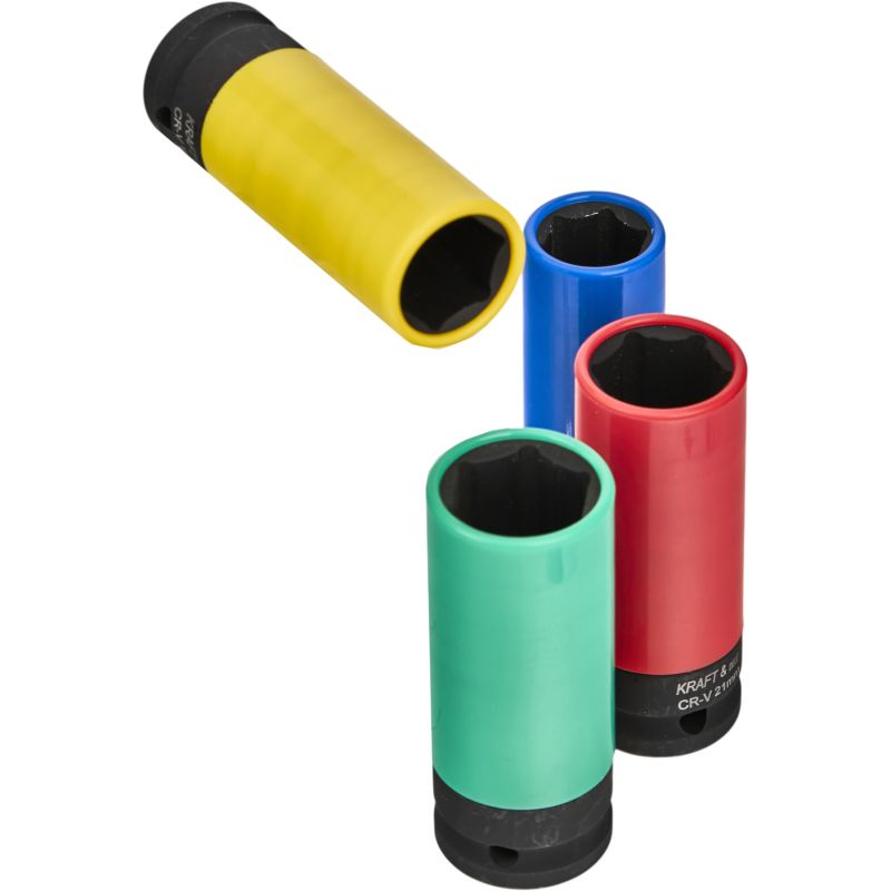 Nasadki udarowe 4el. 1/2" L:79 KD11751