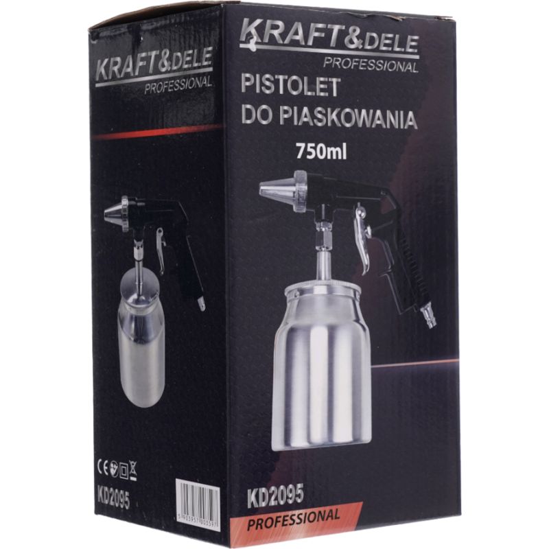 Tryskač na pieskovanie, 750 ml, KD2095