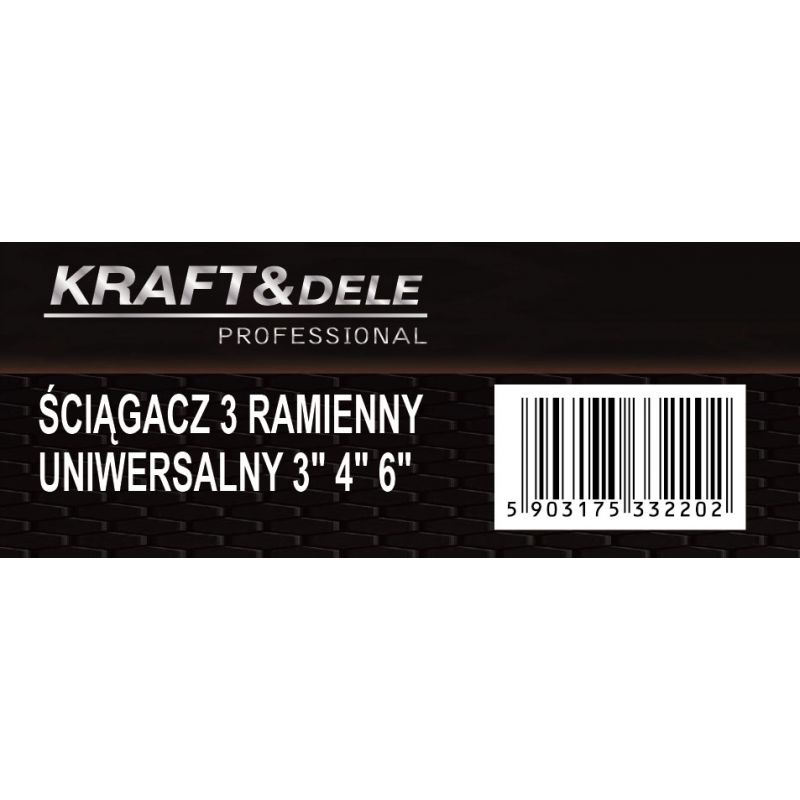 Ściągacz 3-ramienny uniwersalny kpl. KD10123