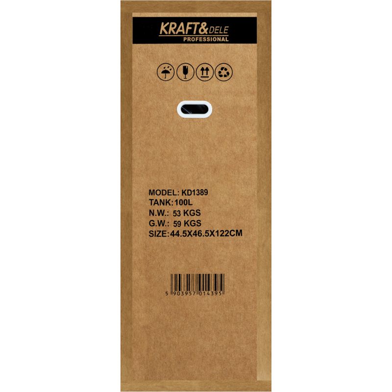 Kompresor bezolejowy 100l 3000W KD1389