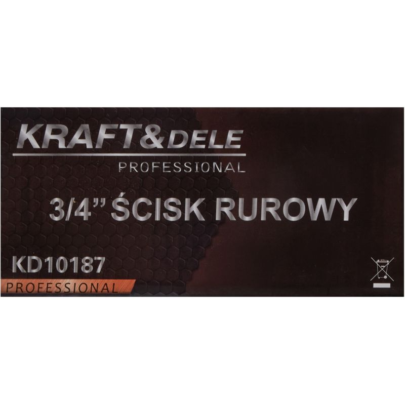Ścisk rurowy 3/4" KD10187
