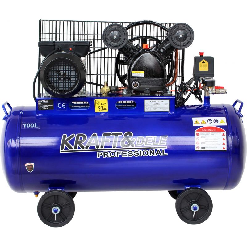 Kompresor olejowy 100L 2 TŁOKI 230V KD4054