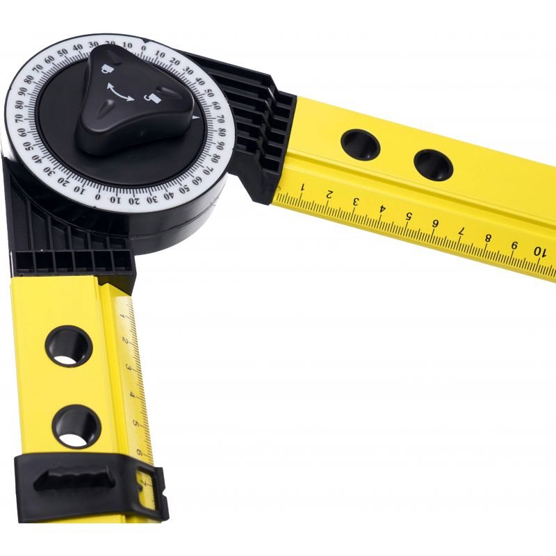 Kątomierz budowlany poziomica cyrkiel 3w1 KD10442