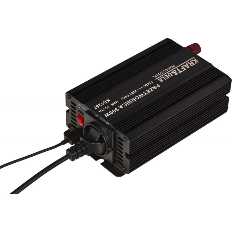 Przetwornica napięcia 12V na 230V 300 / 600W CZYSTA SINUSOIDA KD1257