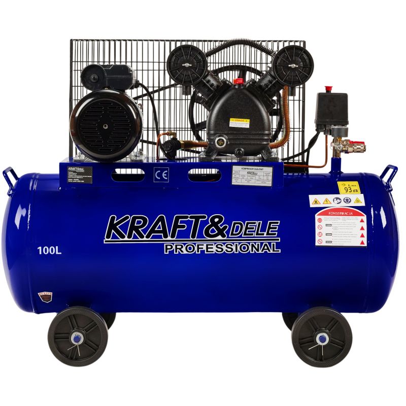 Kompresor olejowy 100L 2 TŁOKI 230V KD4054