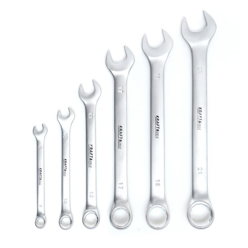 Klucze płasko-oczkowe 6el. KD10935