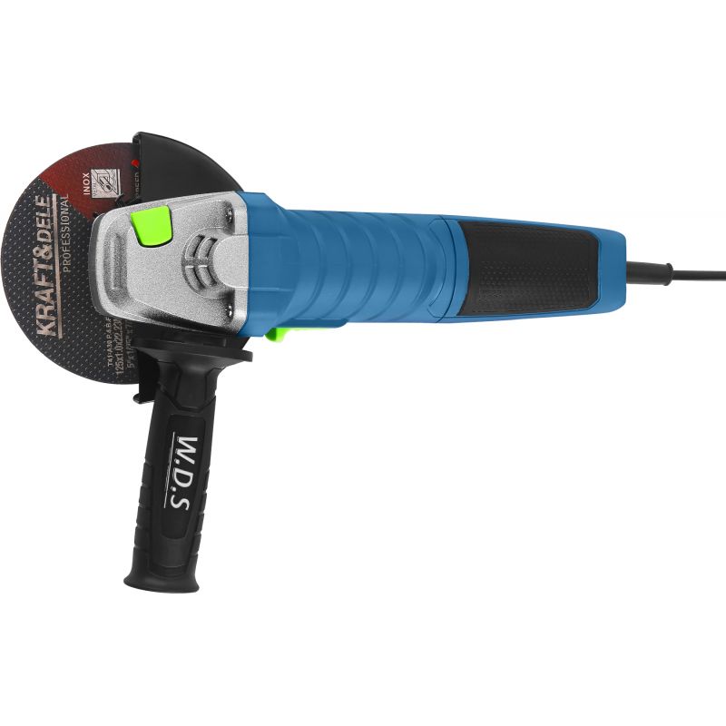 Szlifierka kątowa 125mm 1500W + zestaw 10 tarcz WDS2135