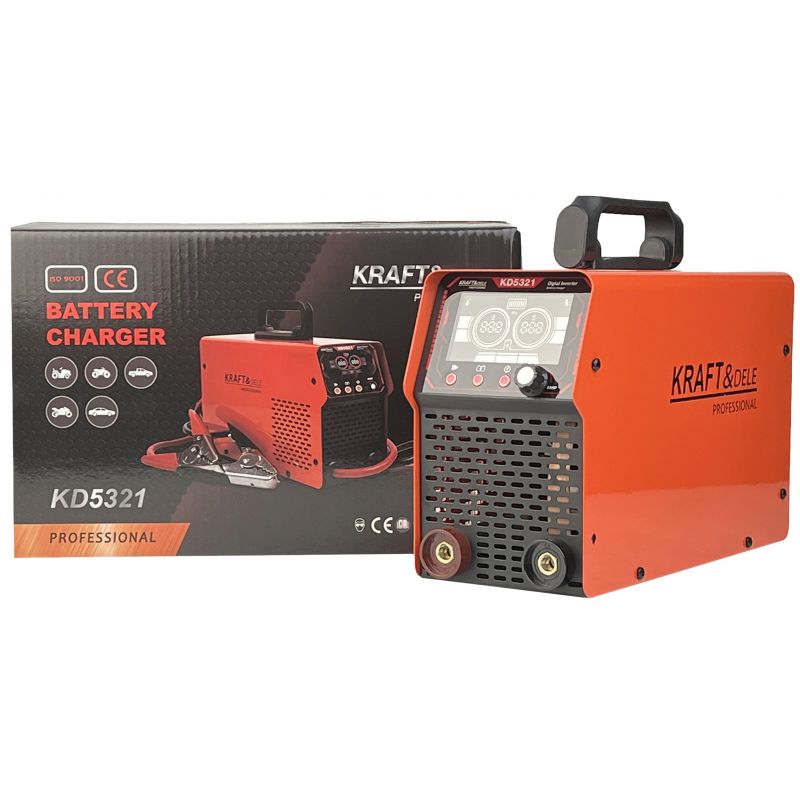 Prostownik z rozruchem 12/24V 50-800Ah 80A rozruch 600A KD5321