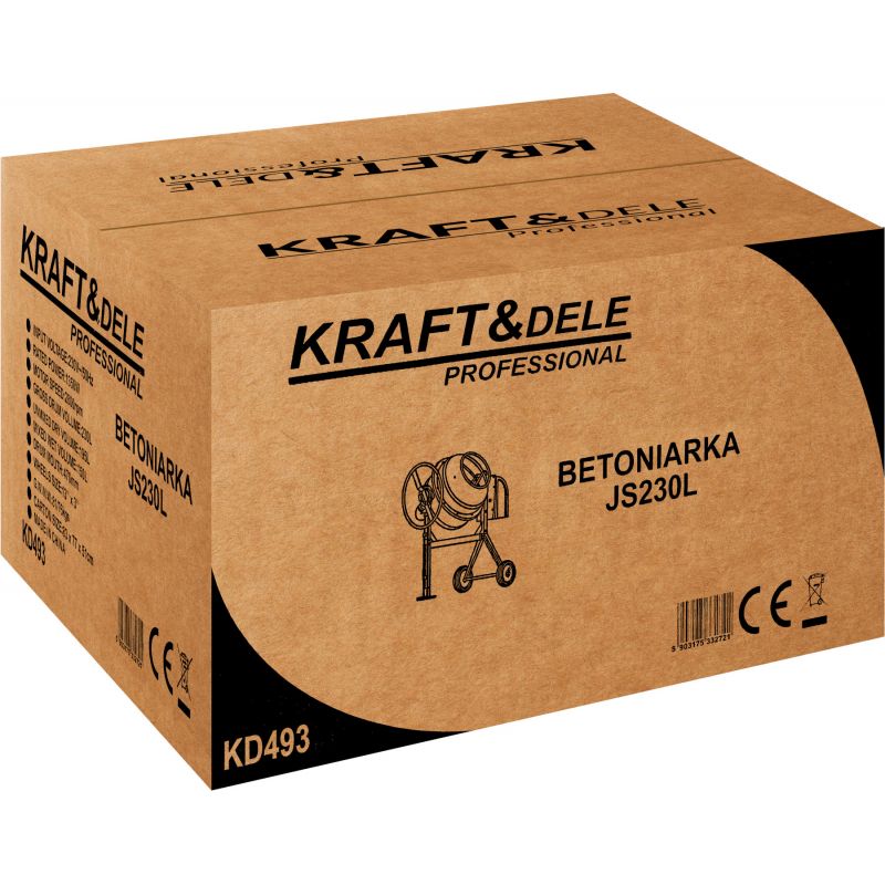 Betoniarka 230L 1350W KD493