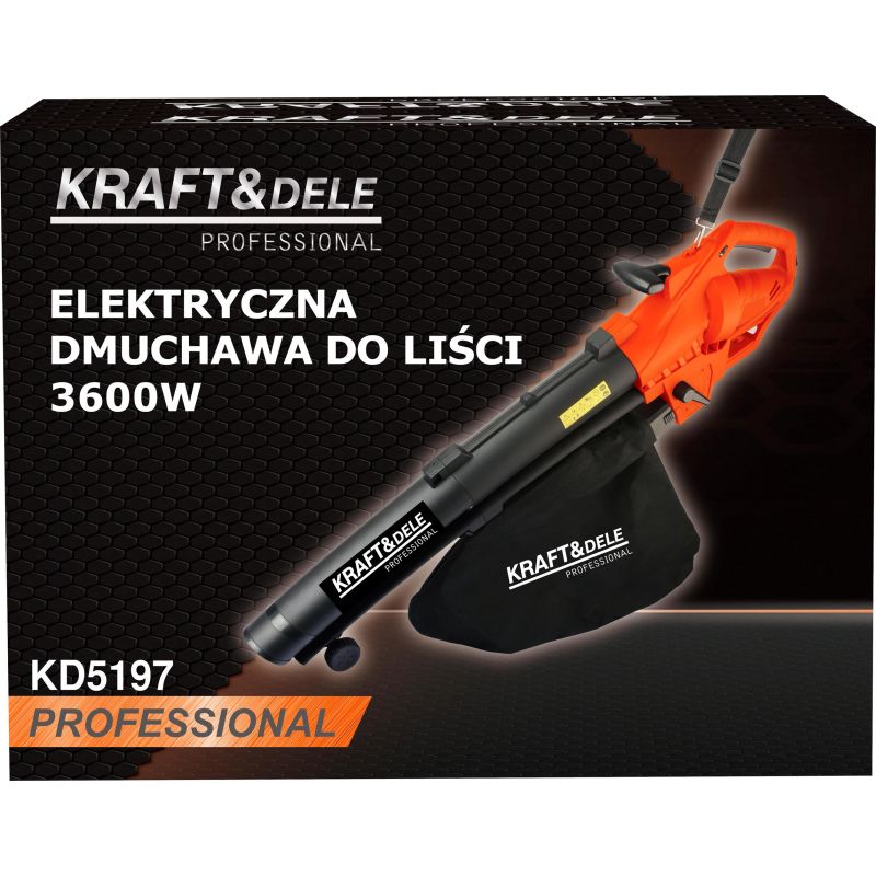 Elektrická fúkačka na lístie 3600 W, model KD5197