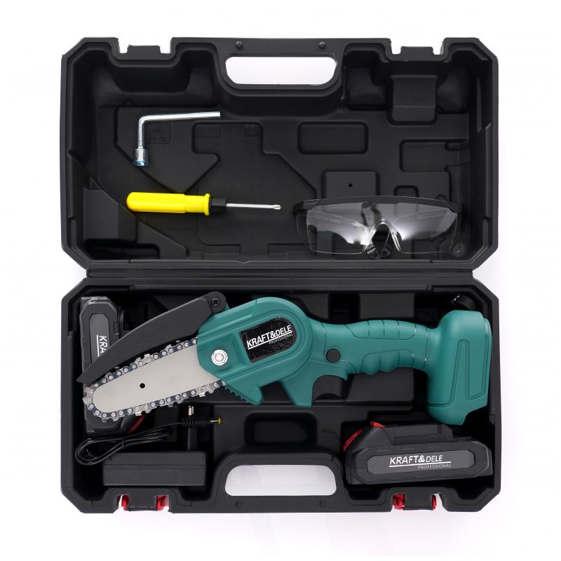 Akumulátorová reťazová píla 21V 4 palce KD10622