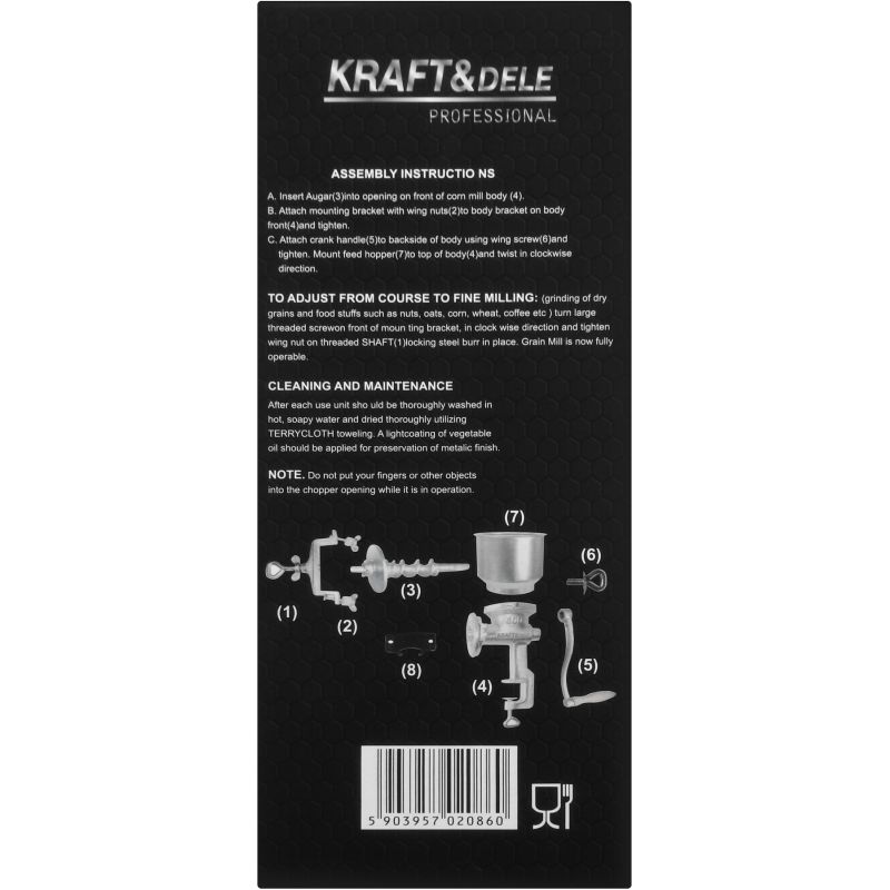 Śrutownik / młynek do mielenia zboża KD4188