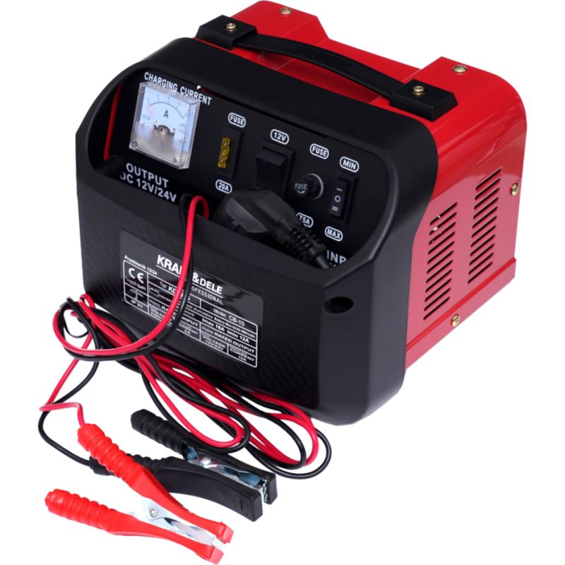 Prostownik samochodowy 12V 24V 10A 60Ah KD1905
