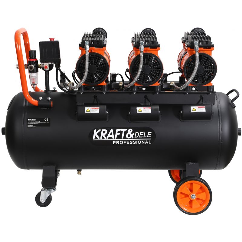 Kompresor bezolejowy 100L / 3 x 1500W KD1394