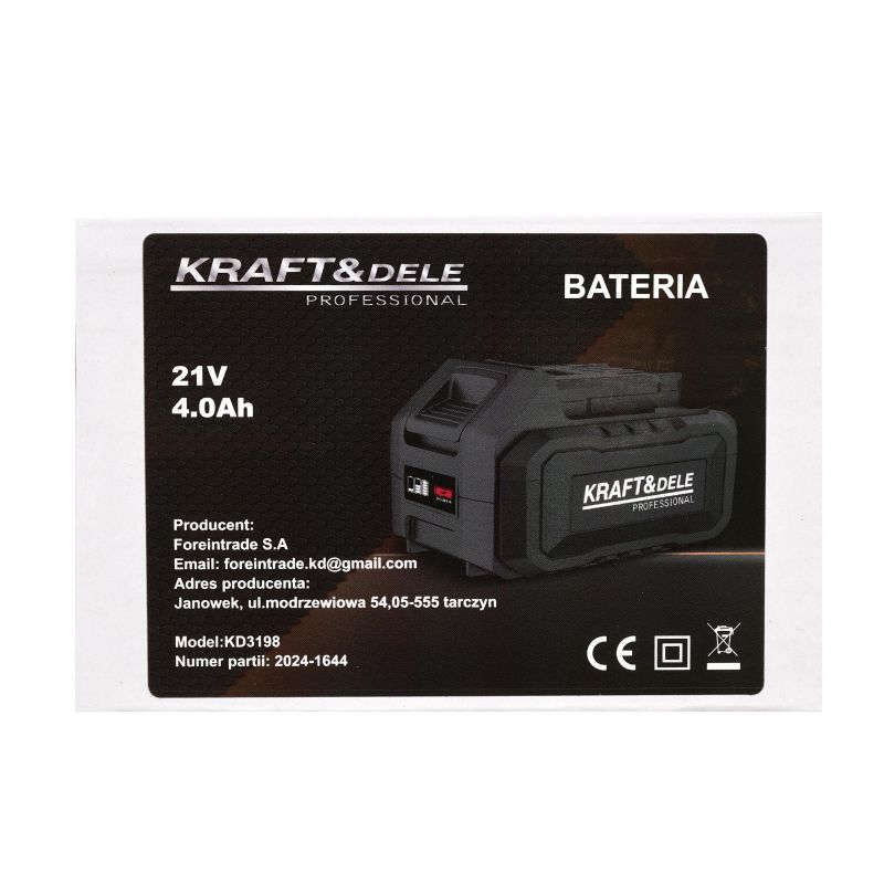 Bateria 21V 4Ah KD3198