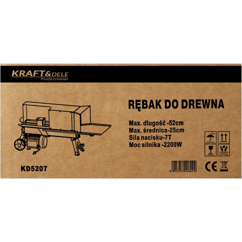 Rębak do drewna 7T 2200W KD5207