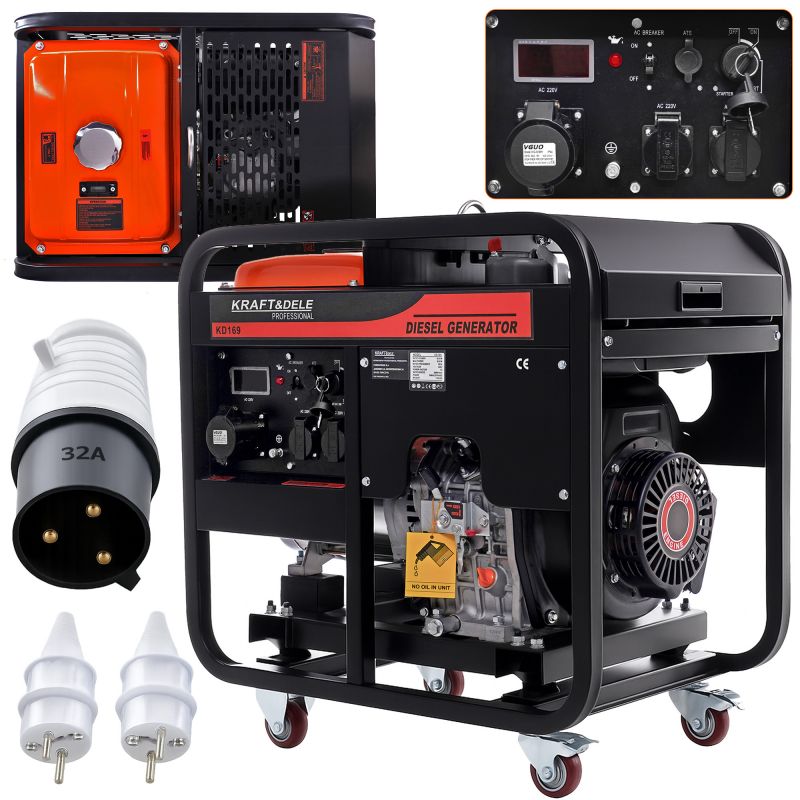 Generátorová súprava 9kW CONNECTION 32A 230V KD169