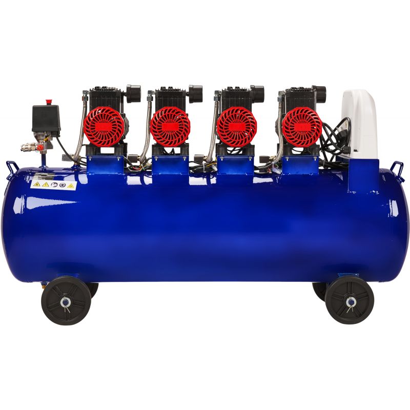 Kompresor bezolejowy niebieski 120L 4 tłoki 400V 7kW KD4095