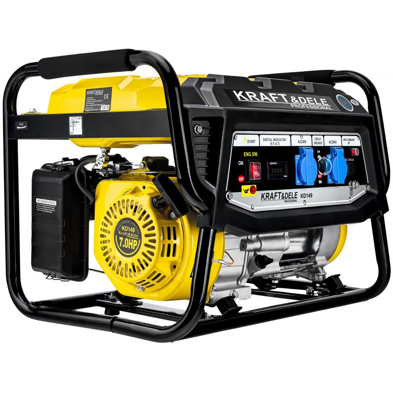 Generátorová súprava 3500W LCD voltmeter 12/230V KD149