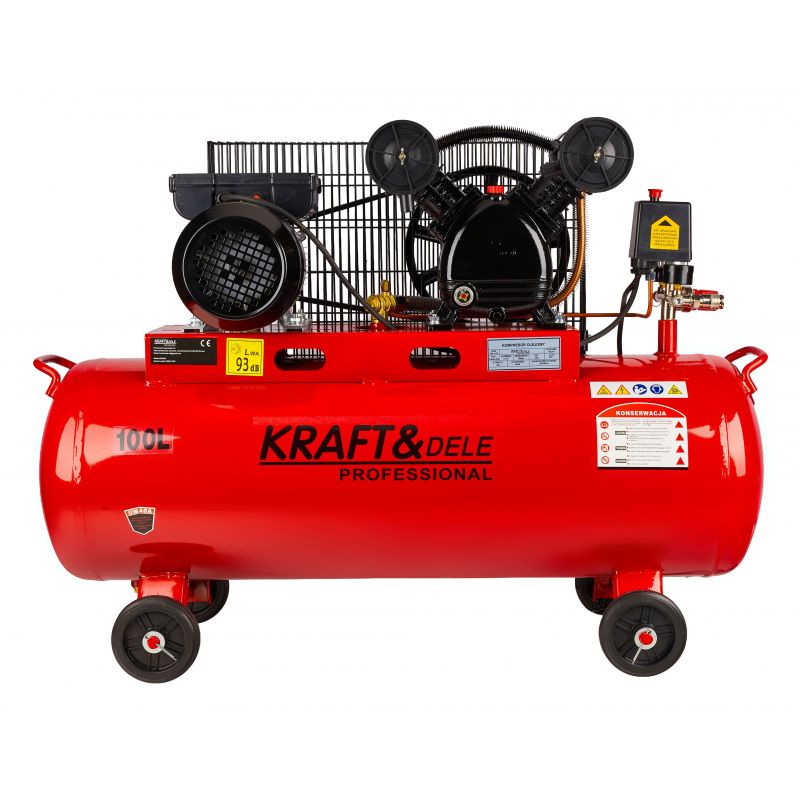 Olejový kompresor 100L 230V KD402