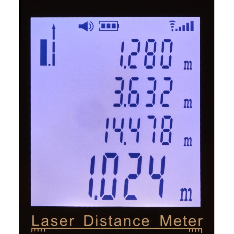 Laserowy miernik cyfrowy dalmierz 80m KD10407