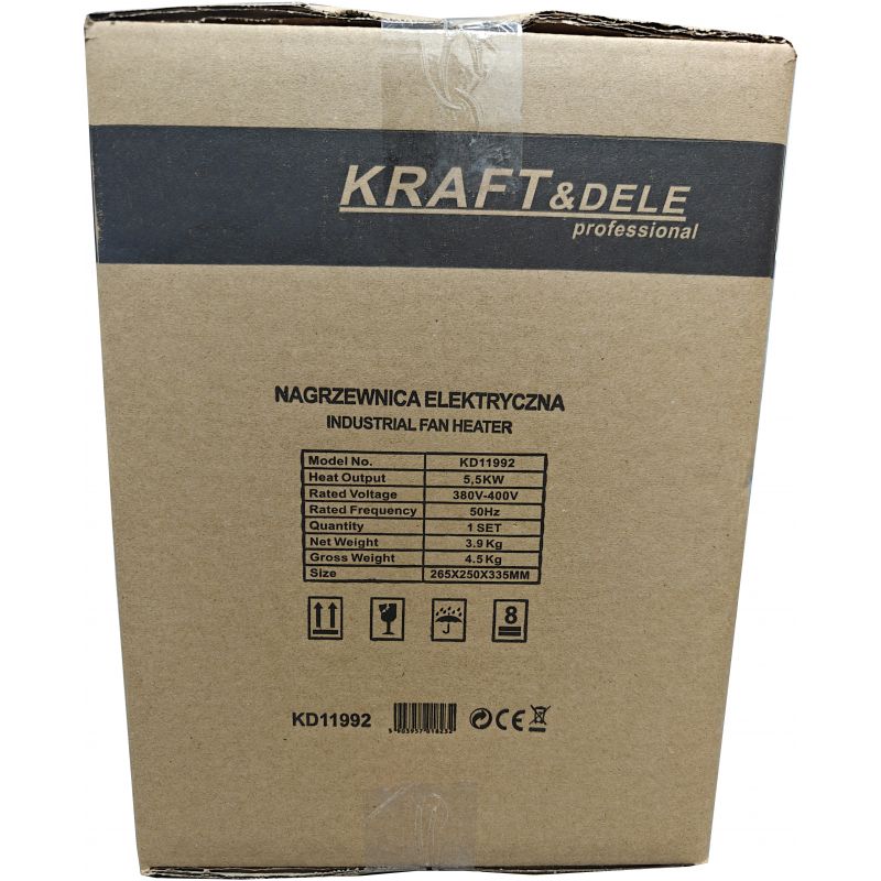 Elektrický ohrievač 5500 W, model KD11992