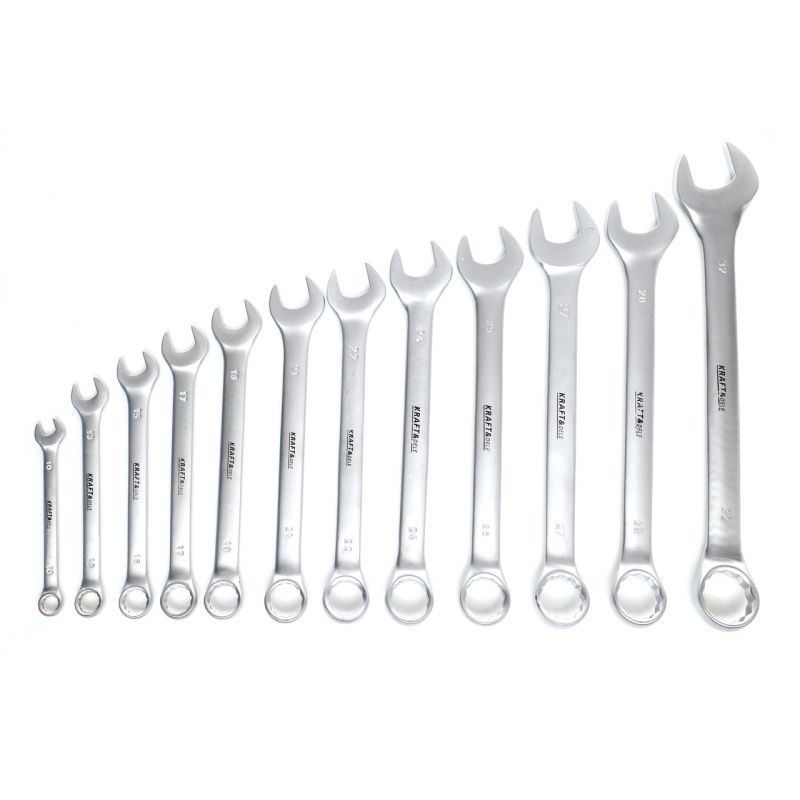 Klucze płasko-oczkowe 12el. KD10936