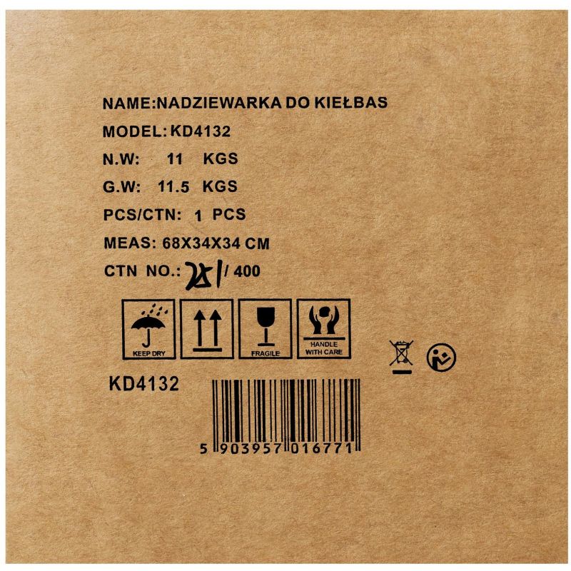 Plnička klobás 5 kg KD4132