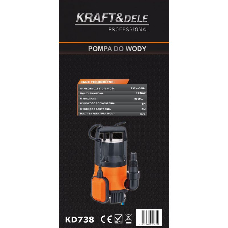 Pompa do wody 1450W KD738